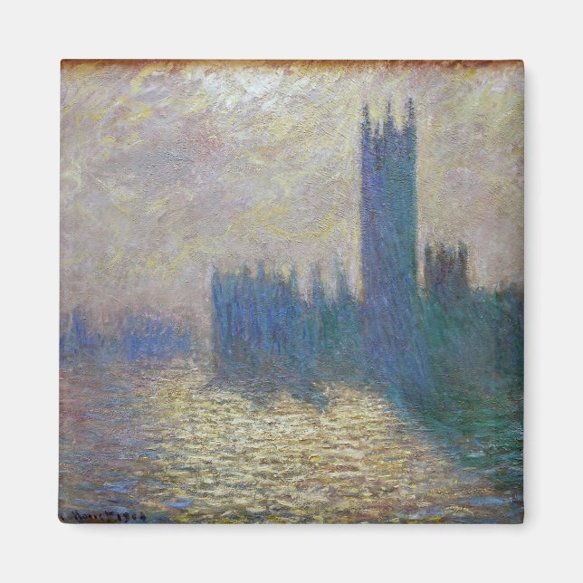 Aimant Chambres du Parlement (Londres), Monet (Devant)