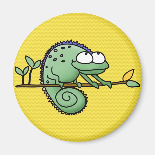 Aimant Chameleon Cute Funny (Devant)