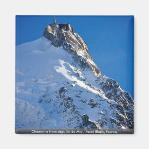Aimant Chamonix de Aiguille de Midi, Mont Blanc, France