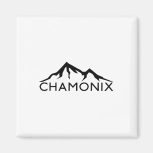 Aimant Chamonix France Ski