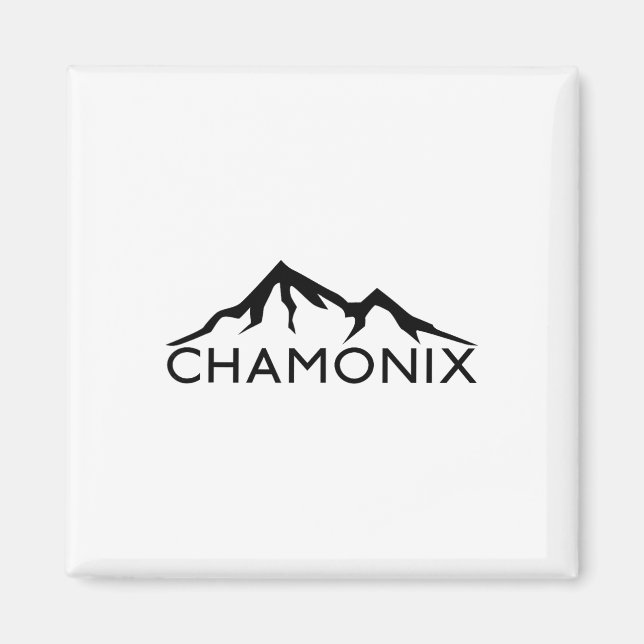 Aimant Chamonix France Ski (Devant)