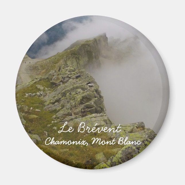 Aimant Chamonix, Mont-Blanc, Le Brévent (Magnet) (Devant)