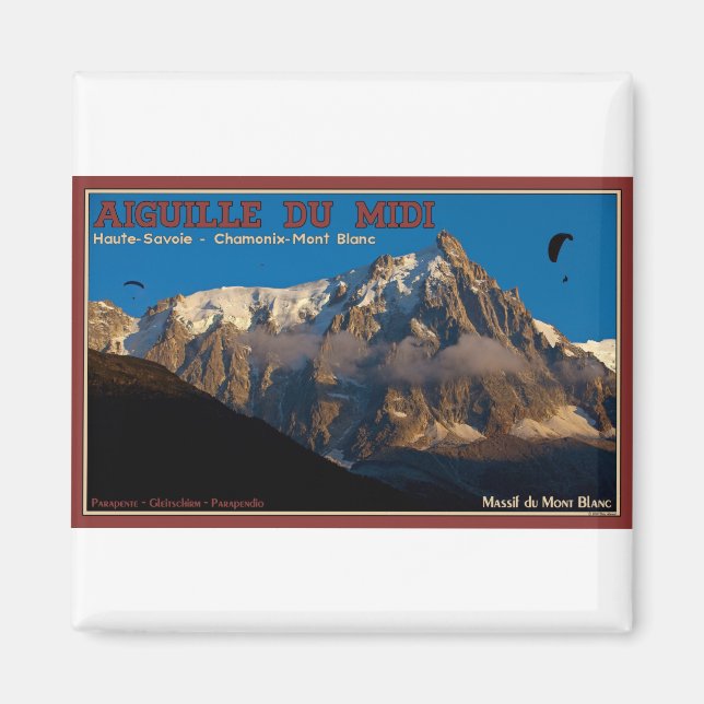 Aimant Chamonix - Paragliders (Devant)