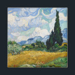 Aimant Champ de blé avec Cyprès Vincent van Gogh<br><div class="desc">"Blé Field with Cypress" - Vincent van Gogh Magnet, un chef-d'oeuvre miniature qui apporte la beauté fascinante de la peinture iconique de van Gogh à vos surfaces magnétiques. Cet aimant présente une étonnante reproduction de l'oeuvre expressive et vibrante de van Gogh, "Blé Field with Cypress", qui vous permet de vous...</div>