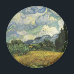 Aimant Champ de blé avec Cyprès, Vincent Van Gogh<br><div class="desc">Champ de blé avec Cyprès,  Vincent Van Gogh</div>