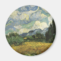 Champ de blé avec Cyprès, Vincent Van Gogh