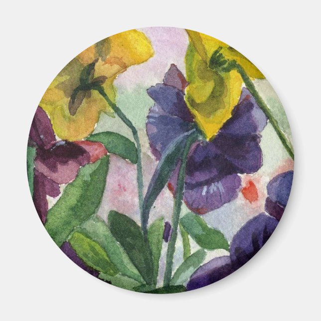 Aimant Champ Pansy (Devant)