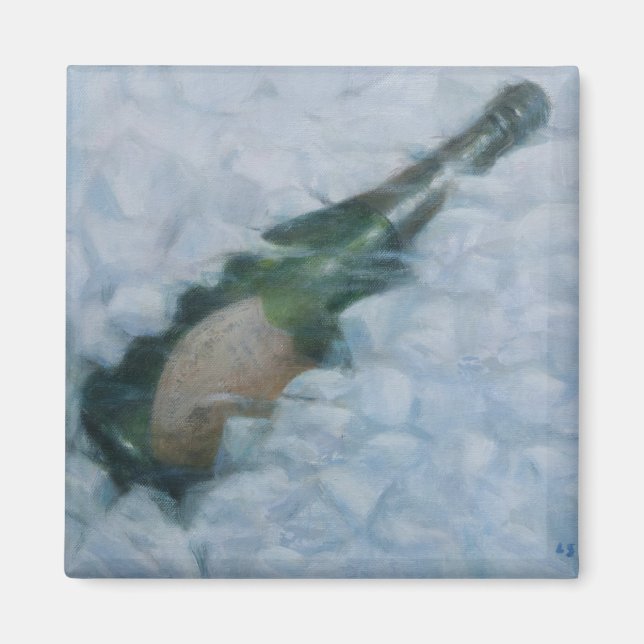 Aimant Champagne sur glace 2012 (Devant)