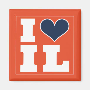 Aimant Champaign Urbana (IL) Football Watch Party Fridge