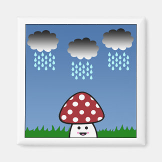 Aimant Champignon Kawaii
