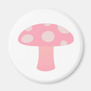 Aimant Champignon rose
