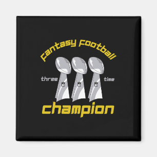 Aimant Champion amusant de la ligue de football fantastiq