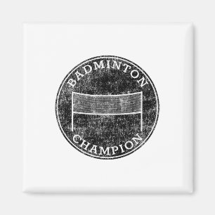 Aimant Champion de Badminton Compétitif Famille Jardin Sp