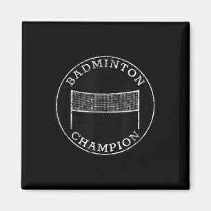 Aimant Champion de Badminton Famille Compétitive Sports d