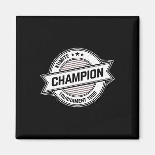 Aimant Champion de Kumite Arts Martiaux Kung Fu Karaté Ci