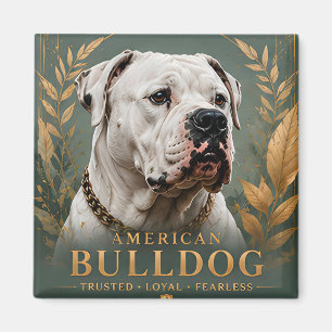 Aimant Champion de l'Héritage du Bulldog Américain