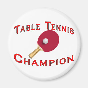 Aimant Champion de tennis de table