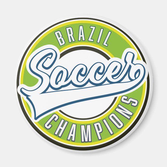 Aimant Champion du Brésil de football (Devant)