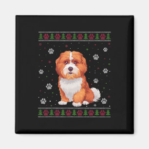 Aimant Chandail de Noël Shichon Xmas animal animal chien