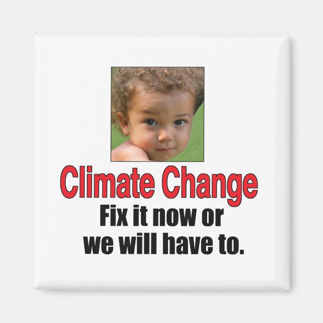 Aimant Changement Climatique (Devant)