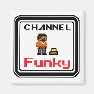 Aimant Channel Funky Pixel Art