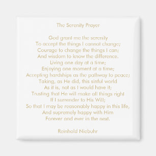 Aimant Chanson de prière personnalisée citation message d