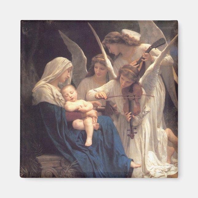 Aimant Chanson des Anges (Art Vintage) (Devant)