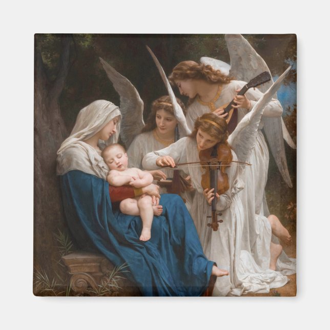 Aimant Chanson des anges de William-Adolphe Bouguereau (Devant)