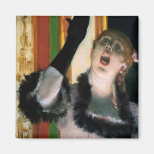 Aimant Chanteur avec un Glove, Edgar Degas