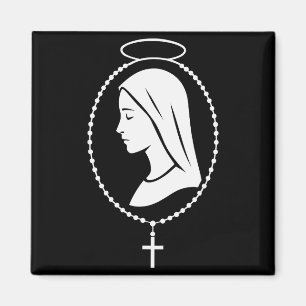 Aimant Chapelet de la Vierge Marie - Art de prière chréti