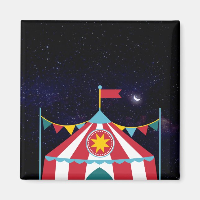 Aimant Chapiteau de cirque la nuit (Devant)