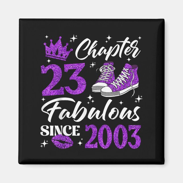Aimant Chapitre 23 Fabuleux depuis 2003 Femmes 23e annive (Devant)