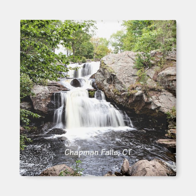Aimant Chapman Falls, East Haddam, CT, (Devant)
