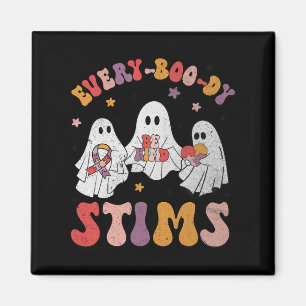 Aimant Chaque jour Stims Drôle Autisme Fantôme Halloween 