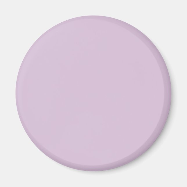 Aimant Chardon violet D8BFD8 - Option pour ajouter un nom (Devant)