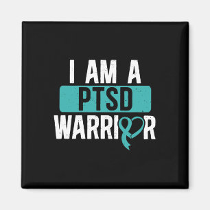 Aimant Chargé De Guerrier De Ptsd Post Traumatique Troubl