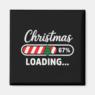 Aimant Chargement de Noël 67% Drôle 6 7 Mème Xmas Gen Alp