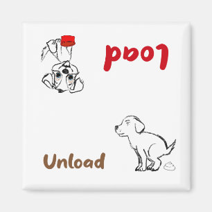 Aimant Charger et décharger le lave-vaisselle