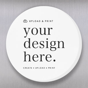 Aimant Charger votre design 3" rond