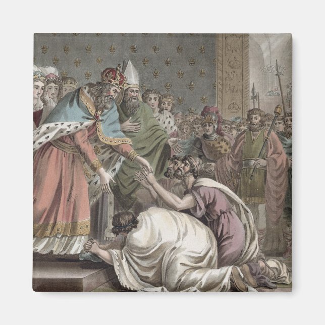 Aimant Charlemagne (742-814) Receives the ambassadors fro (Devant)