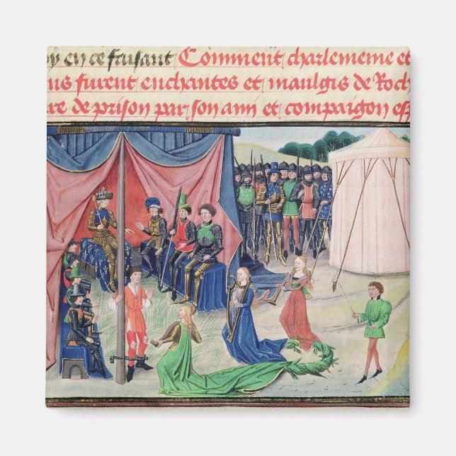 Aimant Charlemagne et ses barons enchantés (Devant)