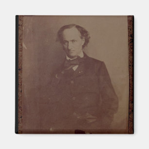 Aimant Charles Baudelaire (1820-1867), poète français, po