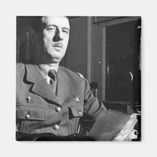 Aimant Charles De Gaulle Portrait