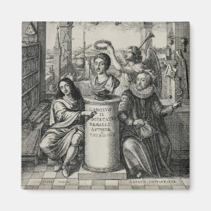 Aimant Charles II (1630-85) comme patron du Societ royal