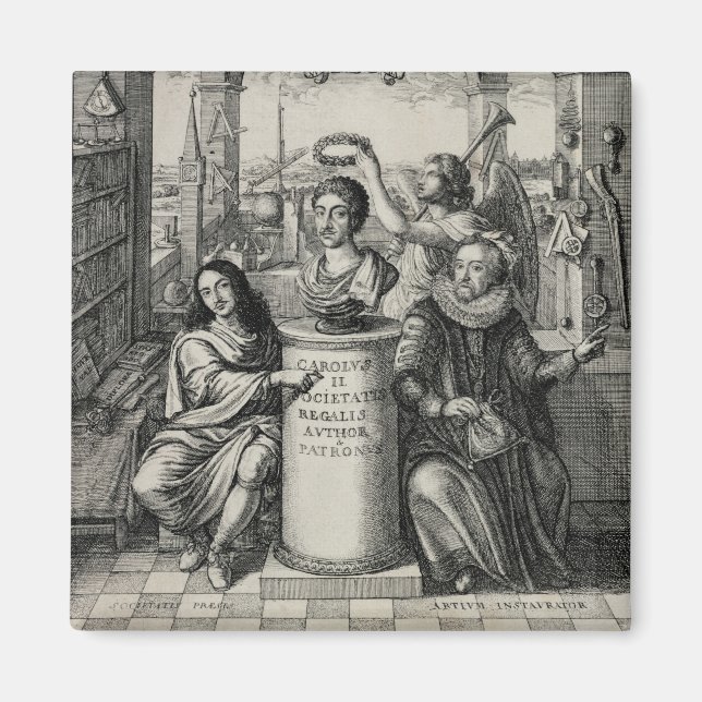 Aimant Charles II de 1630-85 (Devant)