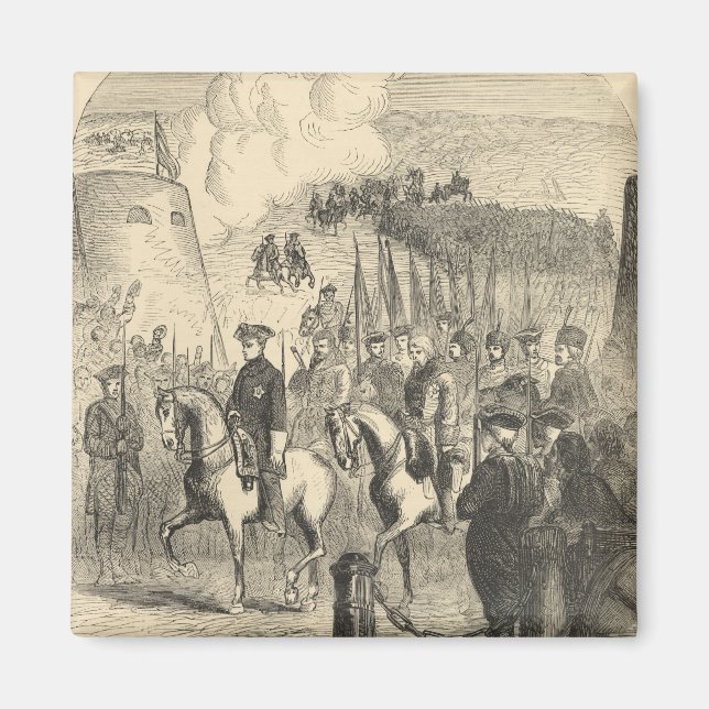 Aimant Charles XII de Suède entrant à Copenhague (Devant)