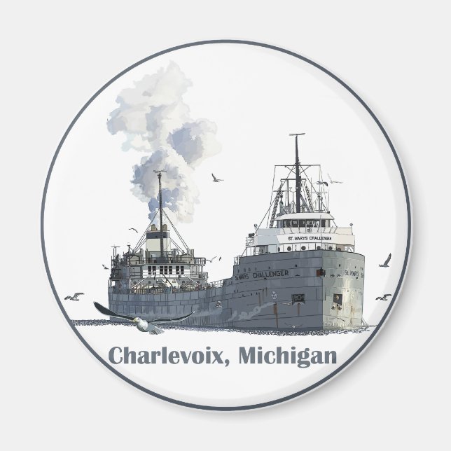 Aimant Charlevoix, Michigan (Devant)