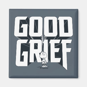 Aimant Charlie Brown "Good Grief" Rock Band Tee Graphic