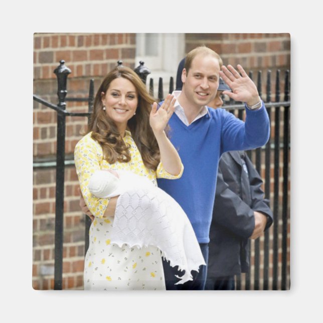 Aimant Charlotte Elizabeth Diana - Britannique Will Kate (Devant)