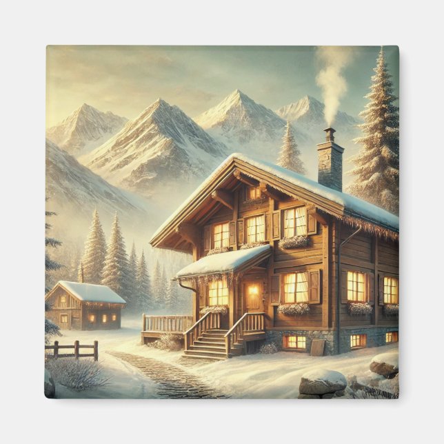 Aimant Charme alpin (Devant)